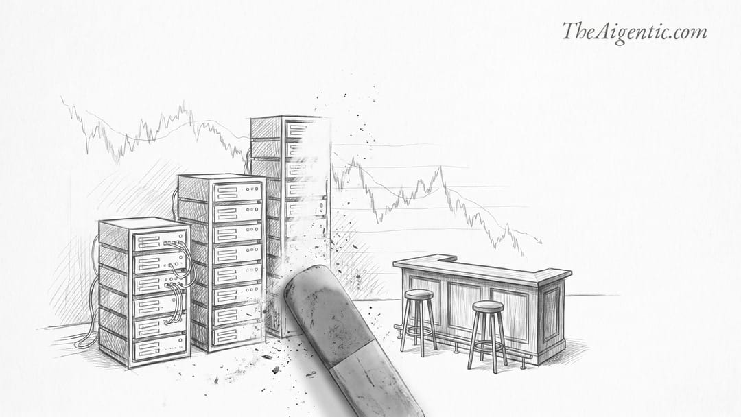 Closing Time: The $18 billion gap that sank AI stocks
