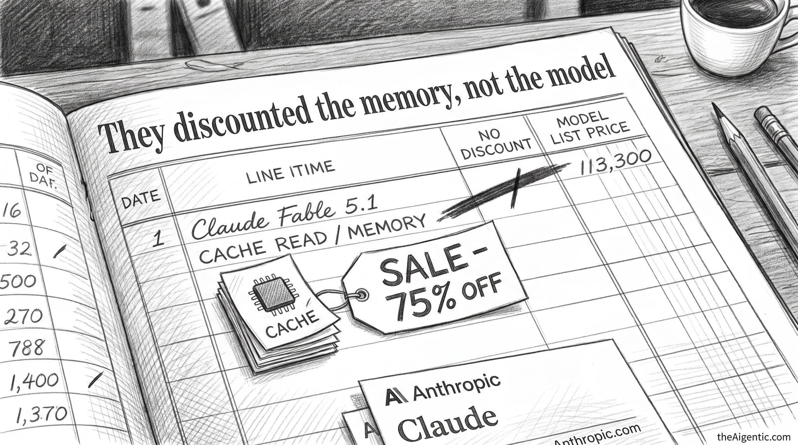 They discounted the memory, not the model